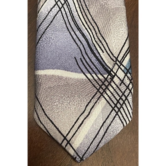 J. Garcia Aztec Objects Collection Fifty Three 100% Silk Men’s Neck Tie China - Picture 6 of 9